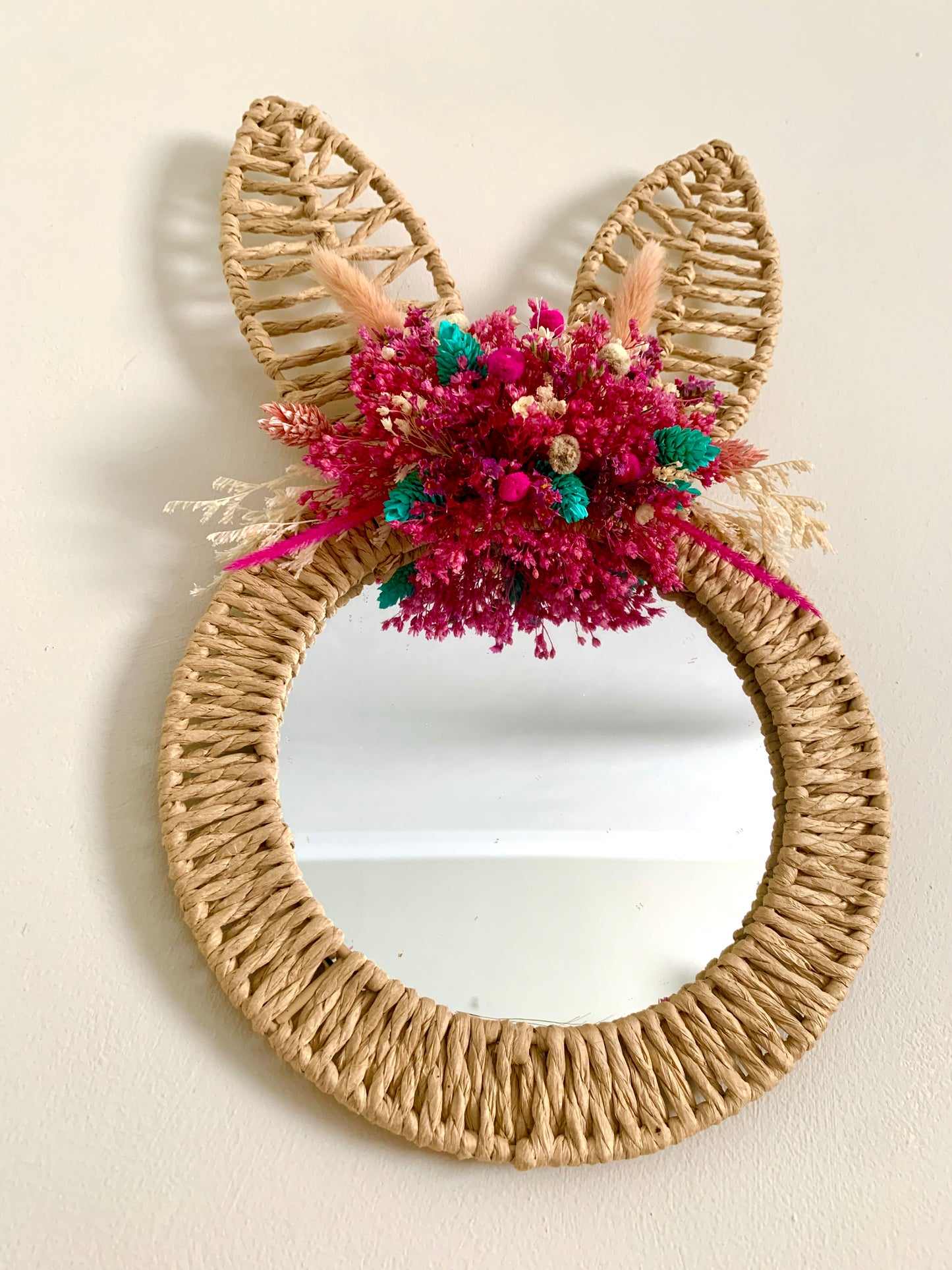 Childrens Bedroom Bunny Decor Mirror