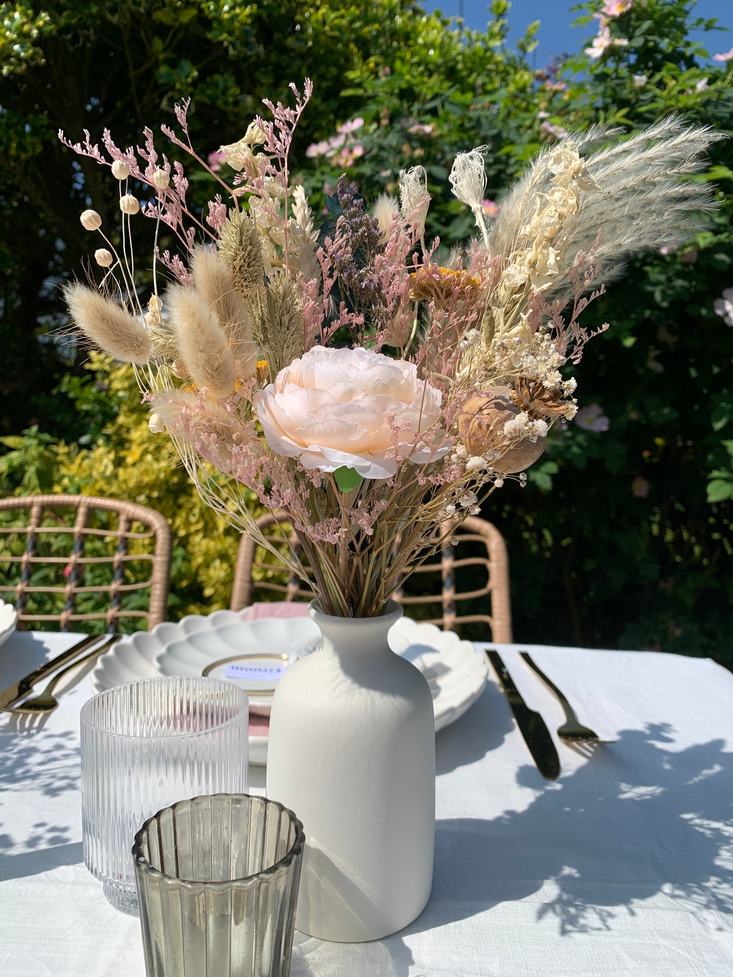 Lelant Wedding Table Decor Dried Flower Vase