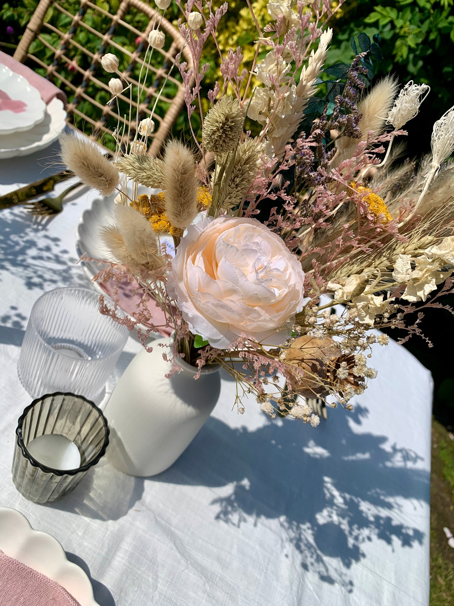 Lelant Wedding Table Decor Dried Flower Vase