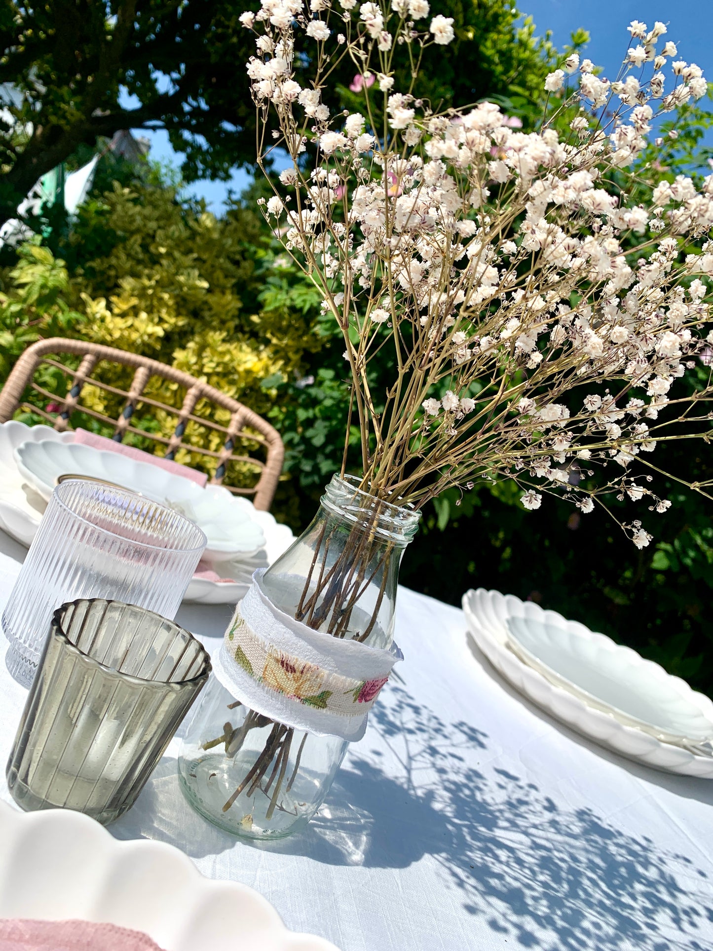 Set of Fifteen Milk Bottle Vases - Mixed Selection