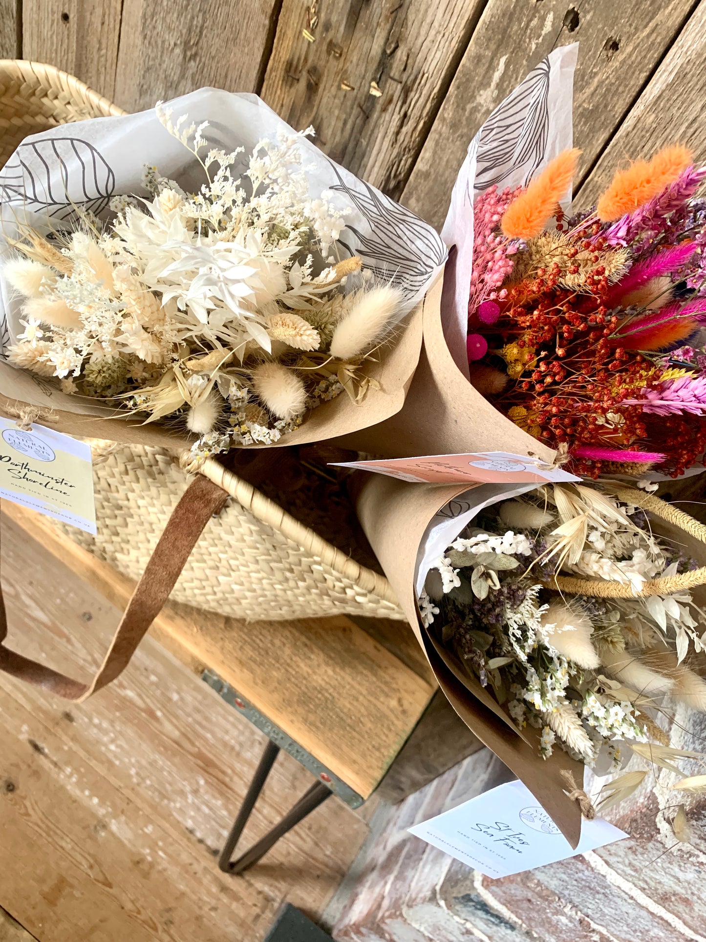 Natural Elements Hand Tied Cornish Collection Bouquets