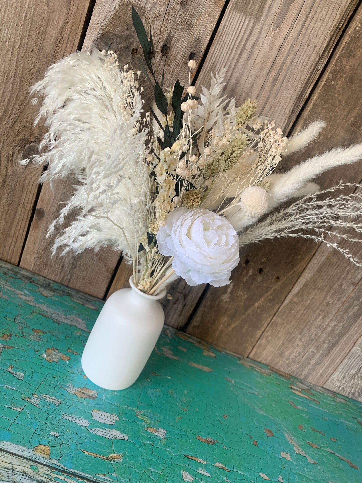Carbis Bay Wedding Table Decor Dried Flower Vase