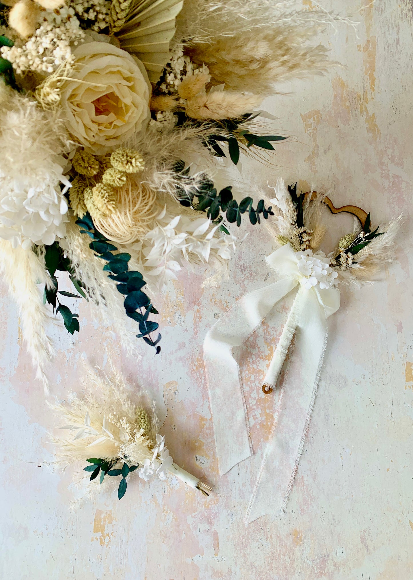 Carbis Bay Dried Flower Buttonhole