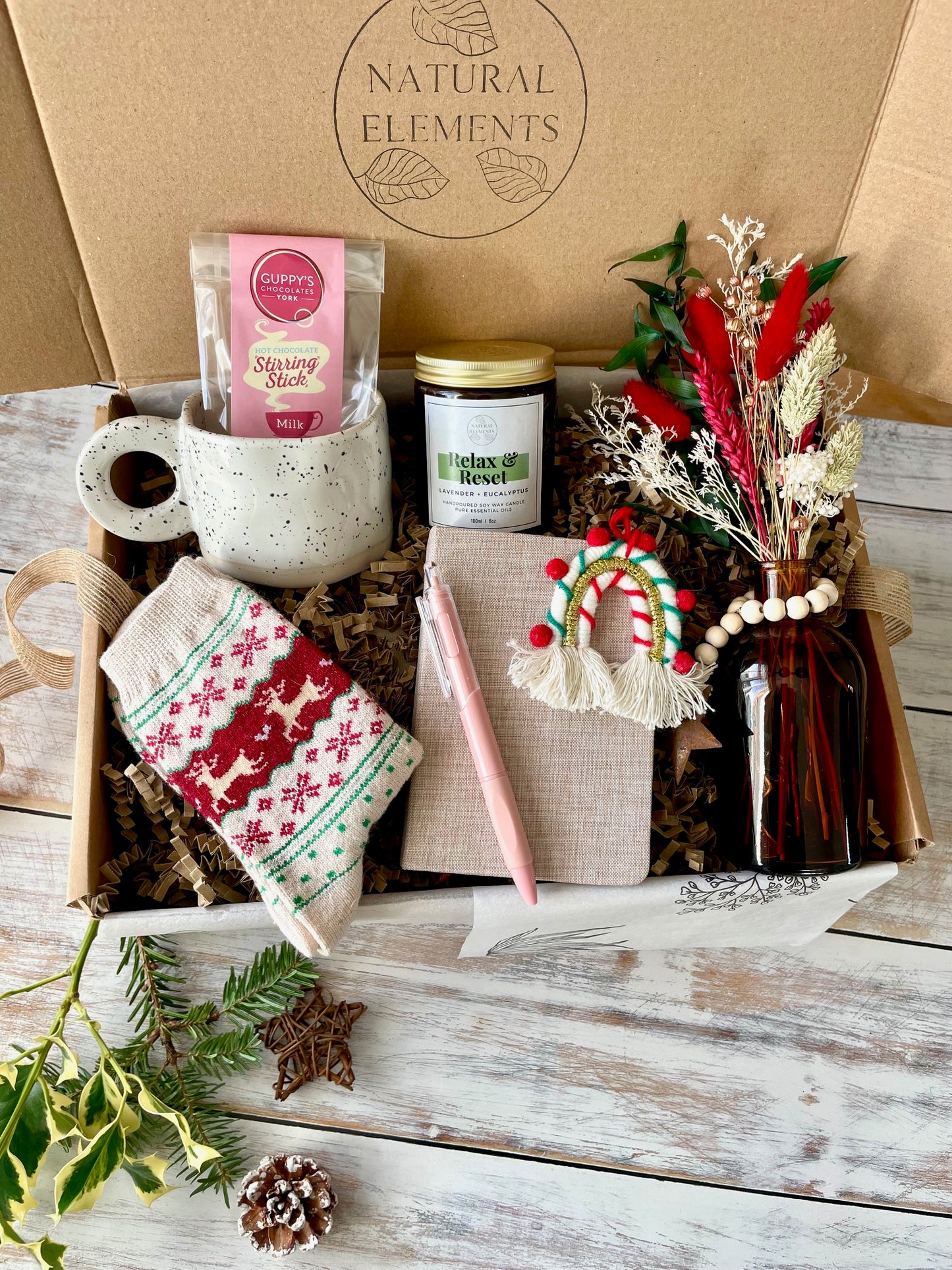 Nowell Christmas Eve Gift Box