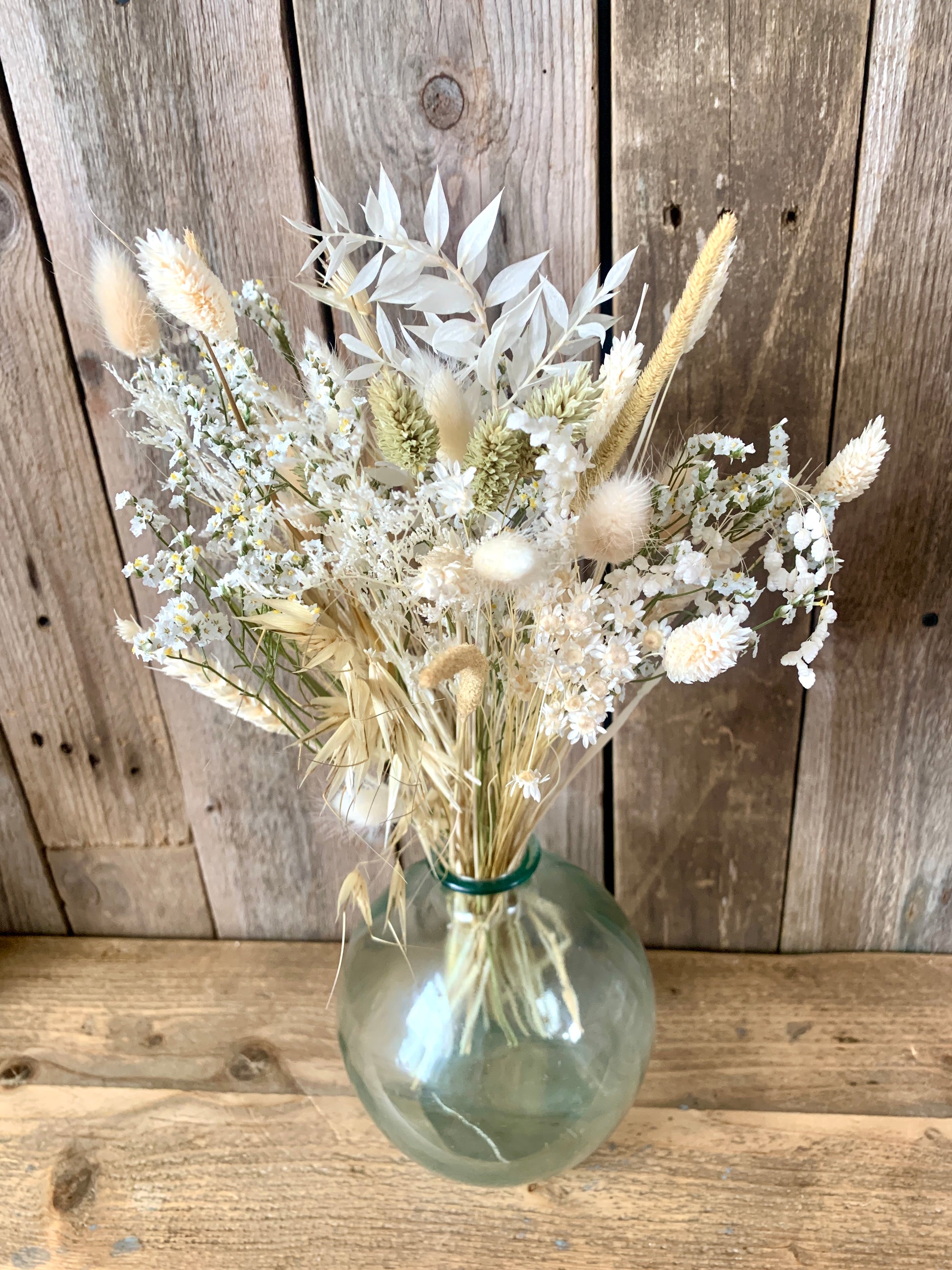 Porthminster Shoreline Soft White Large Dried Flower Bouquet 